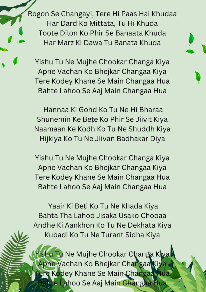 Picture of Rogo Se Changai Lyrics